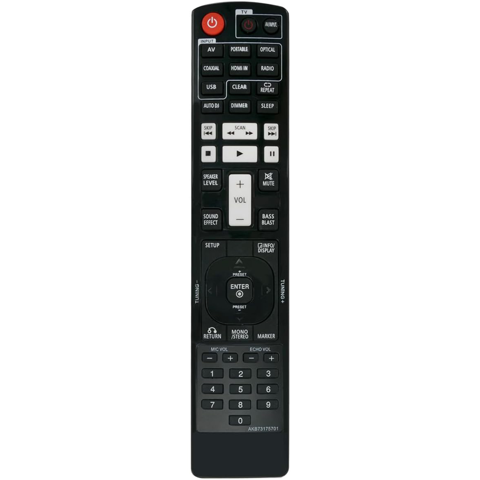 Home Cinema Lg - New AKB73175701 Replacement Remote Suit for