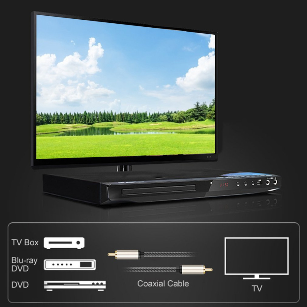 Home Cinema Dvd System - SPDIF Digital Coaxial Audio Cable RCA