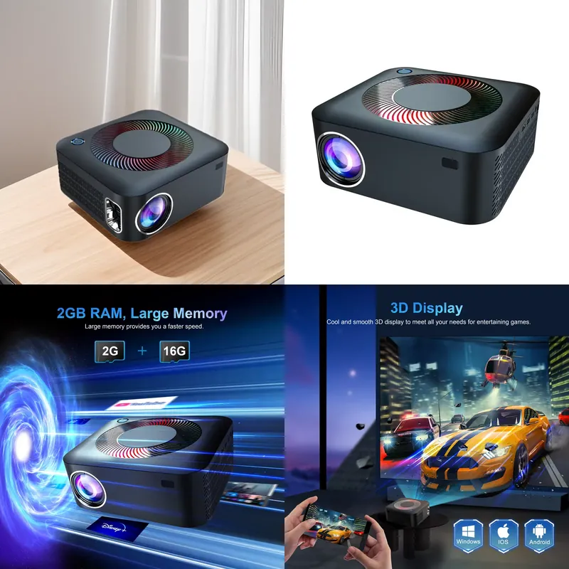 Home Cinema Usa - XNANO Factory Wholesale X5 Projector 150000