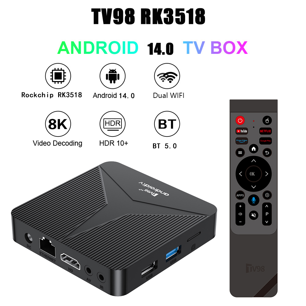 Home Cinema Youtube - TV98 ATV RK3518 TV Box Android