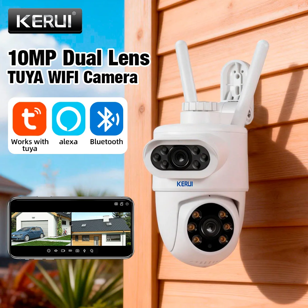 Home Cinema Screen - KERUI 5K 10MP Dual Lens PTZ