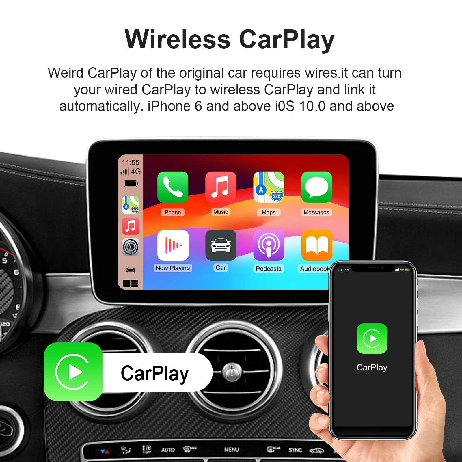 Hot Android 11 CarPlay AI Box  - Home Cinema Youtube recension och pris