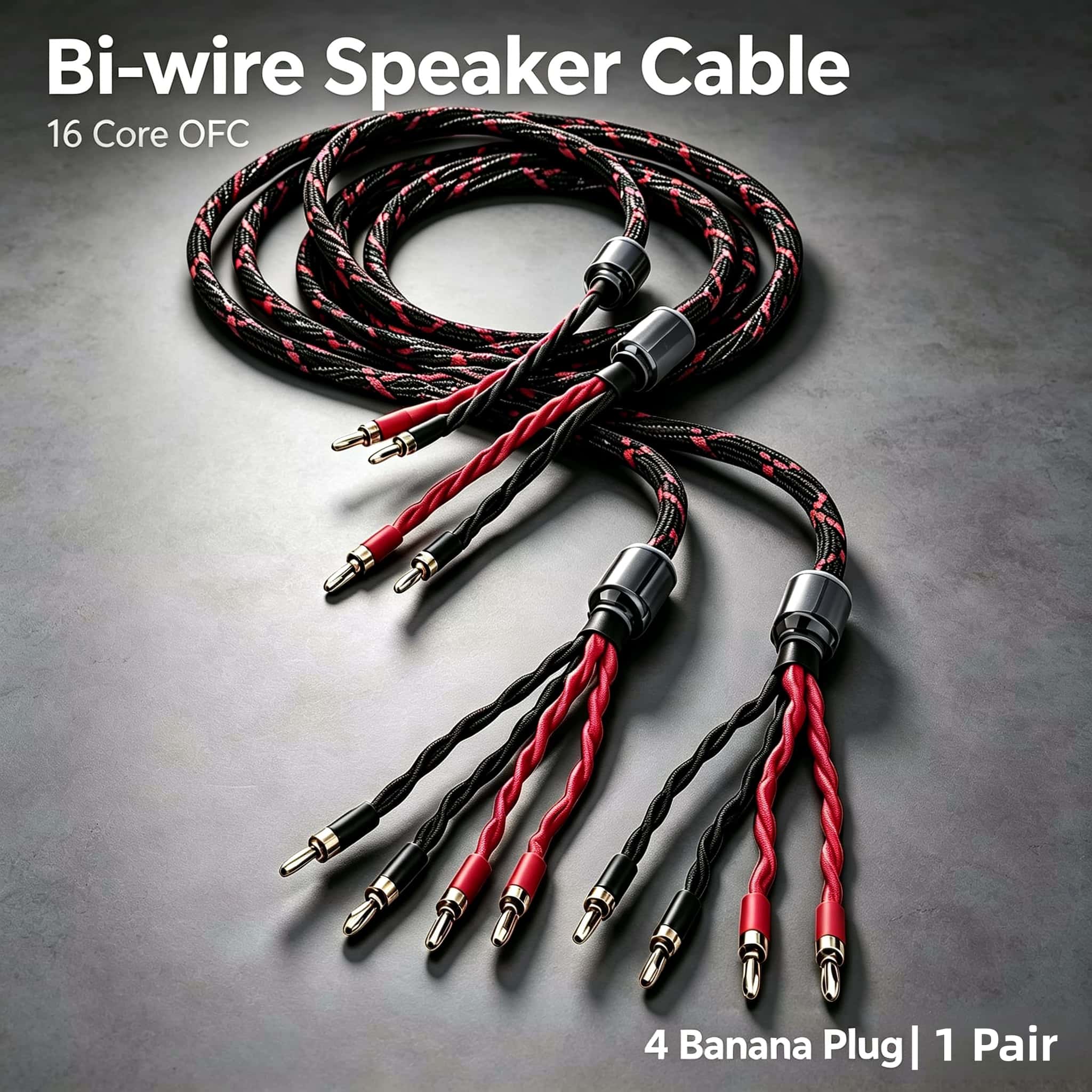 16 Core OFC Bi-Wire Speaker Ca - Home Cinema Idea recension och pris