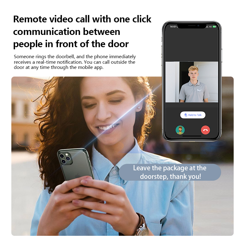Smart Video Doorbell Camera, W - Home Cinema Hd recension och pris