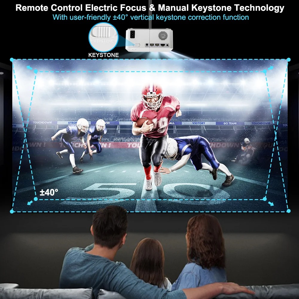 HD300 4K Full HD 1080P WIFI 45 - Home Cinema Player recension och pris