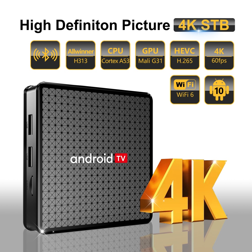 Wudung X5 TV Box AndroidTV All - Home Cinema Player recension och pris