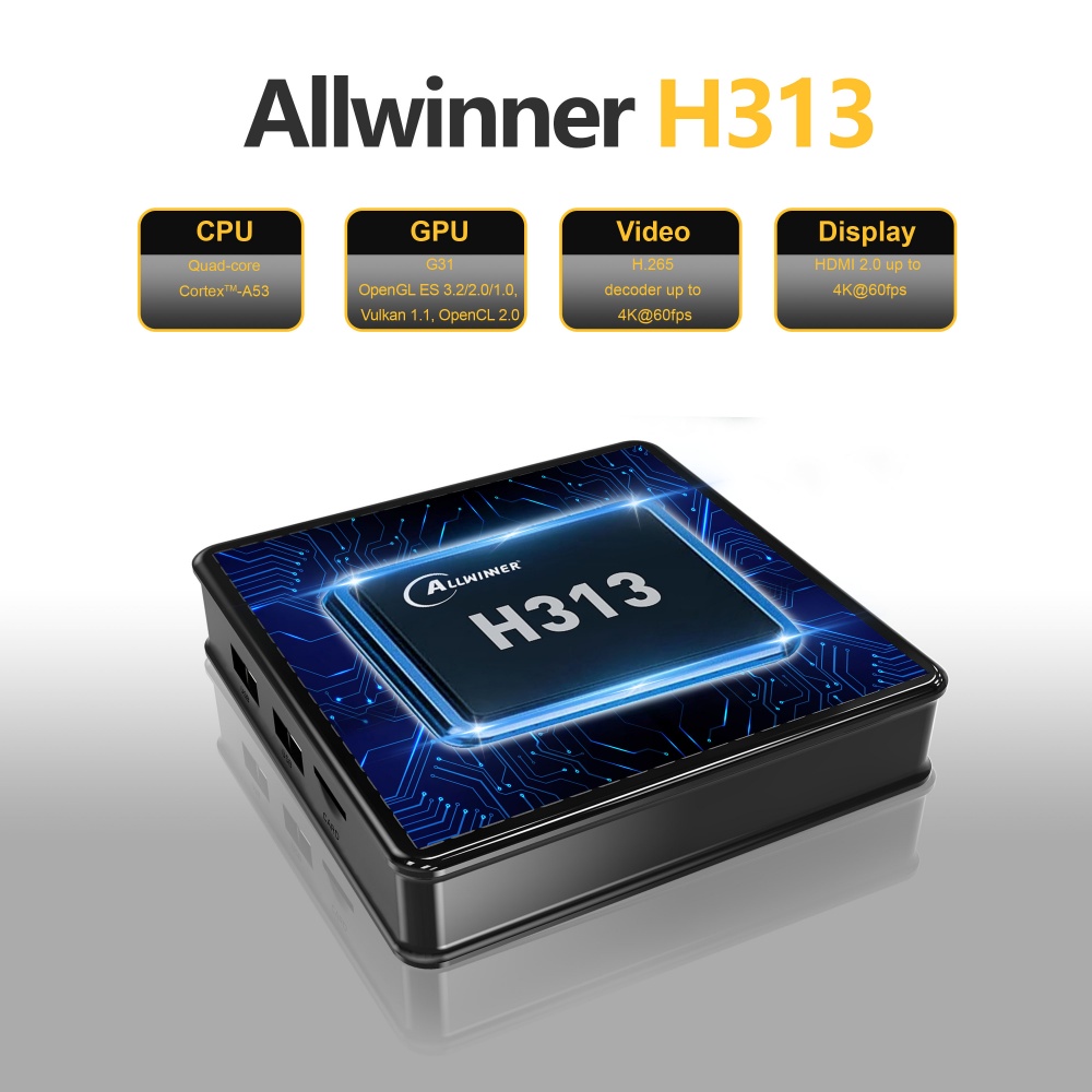 Wudung X5 TV Box AndroidTV All - Home Cinema Player recension och pris