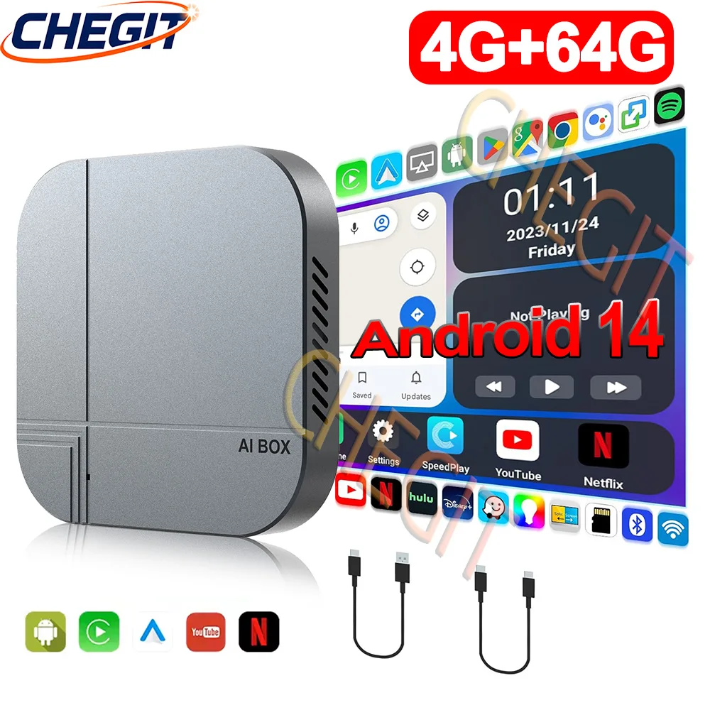 Android14 Smart AI Box 4G+64G/ - Home Cinema Youtube recension och pris