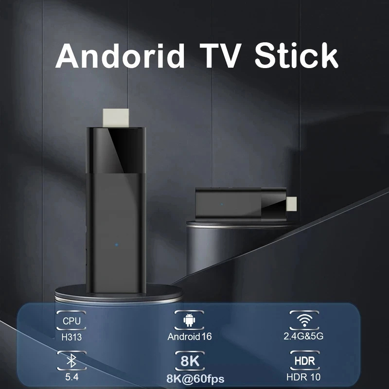 4K Android 16 TV Stick Smart T - Home Cinema Youtube recension och pris