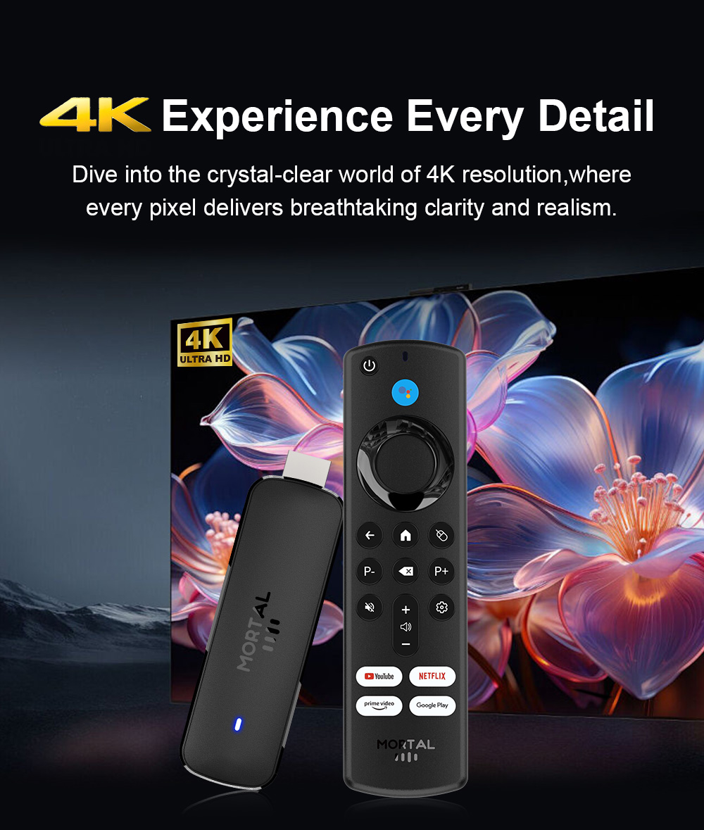Android TV Stick Mortal Q8 Glo - Home Cinema Youtube recension och pris