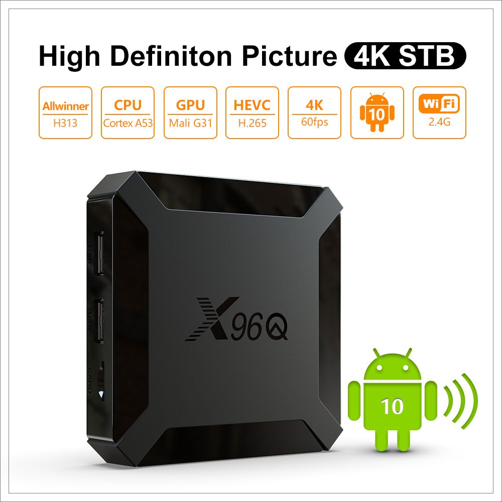 Original X96Q TV Box Android10 - Netflix Home Cinema recension och pris