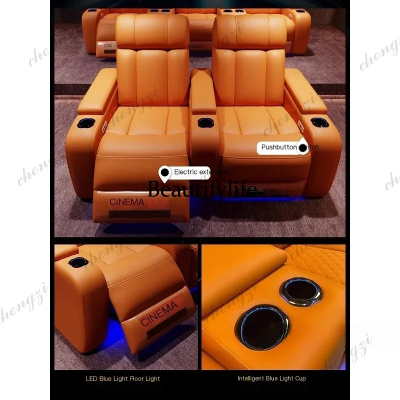 G153 Luxury Genuine Leather El - Home Cinema Usa recension och pris