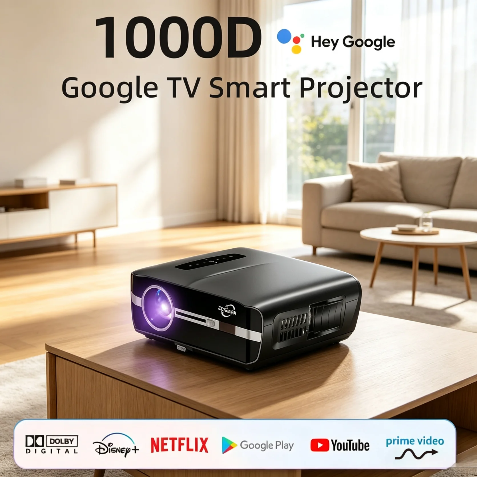 Official Google TV 4K Projecto - Netflix Home Cinema recension och pris
