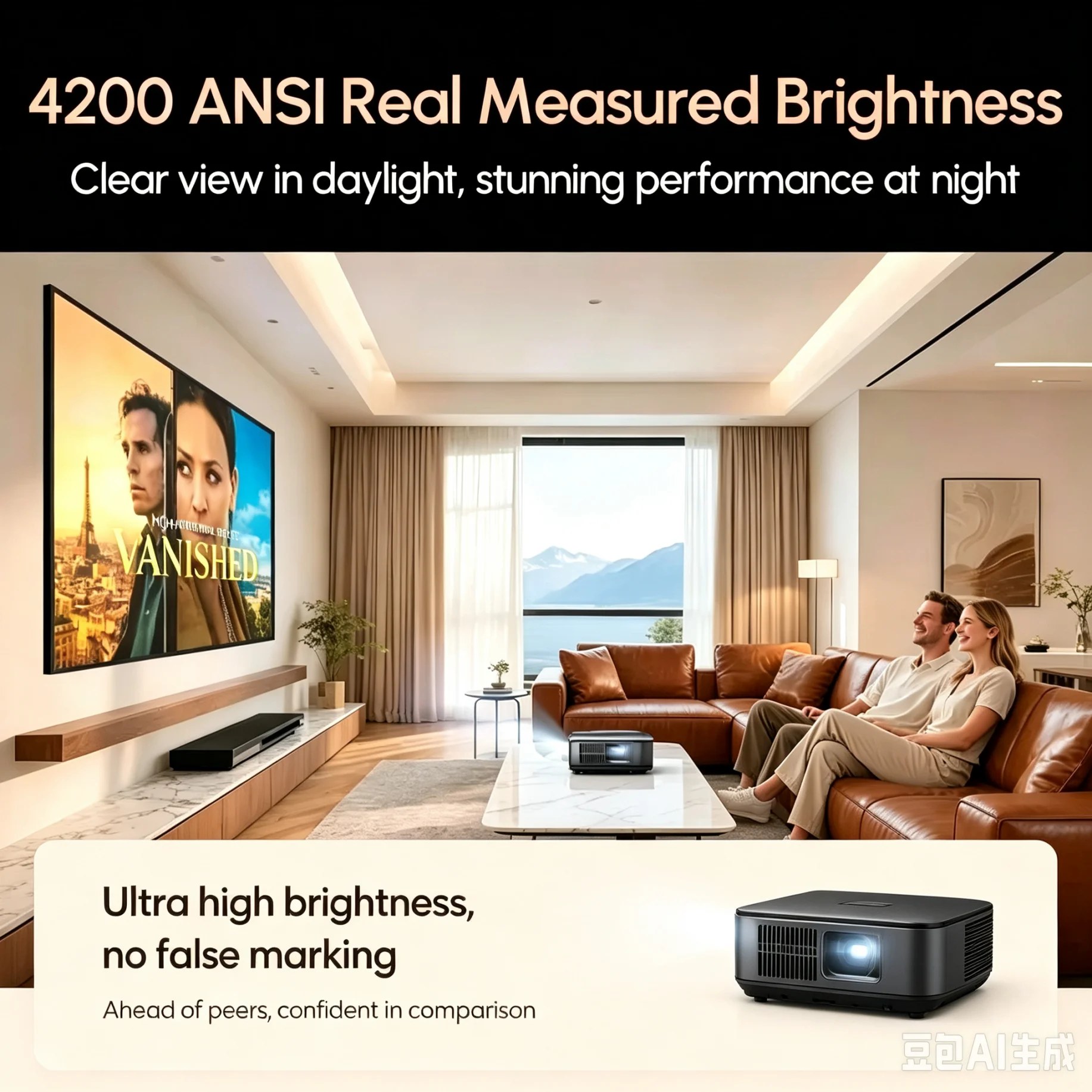 Official Google TV 4K Projecto - Netflix Home Cinema recension och pris