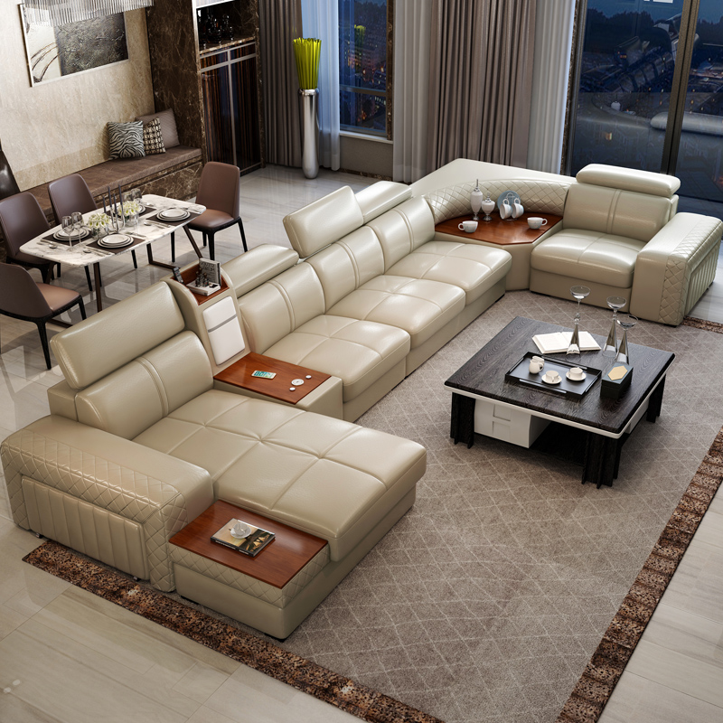 Genuine Leather Modern Sofas M - Home Cinema Room Accessories recension och pris