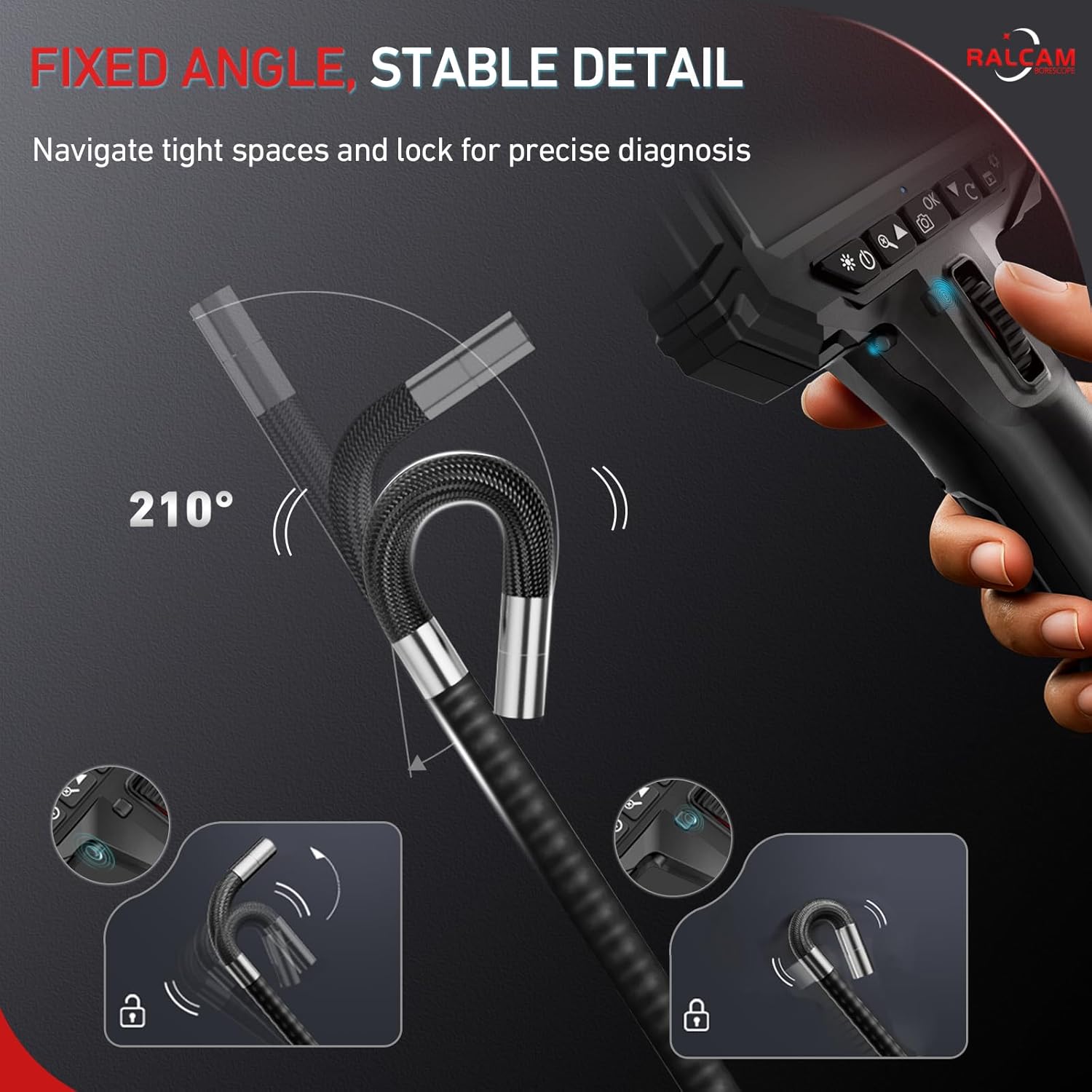 Ralcam Endoscope Camera with L - Home Cinema Hd recension och pris