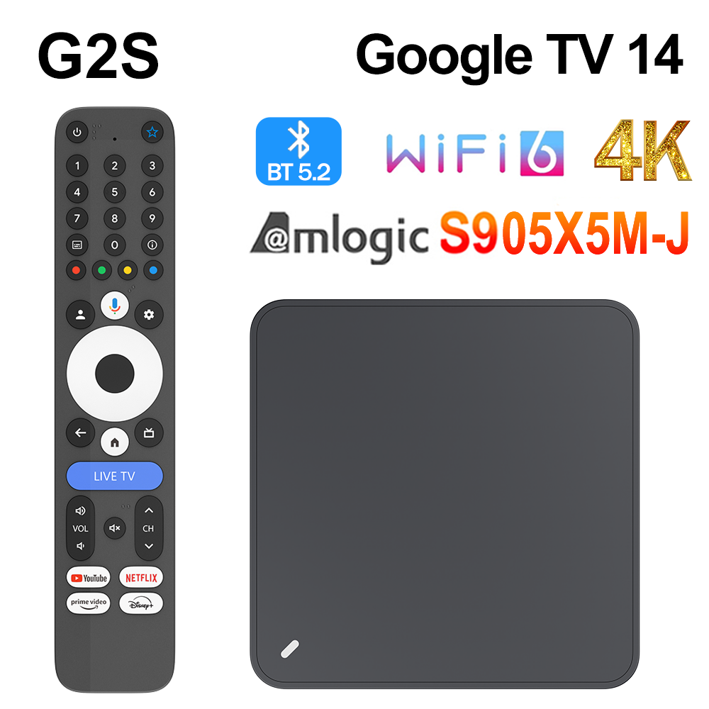 G2S GTV TV BOX GoogleTV 14 Aml - Netflix Home Cinema recension och pris