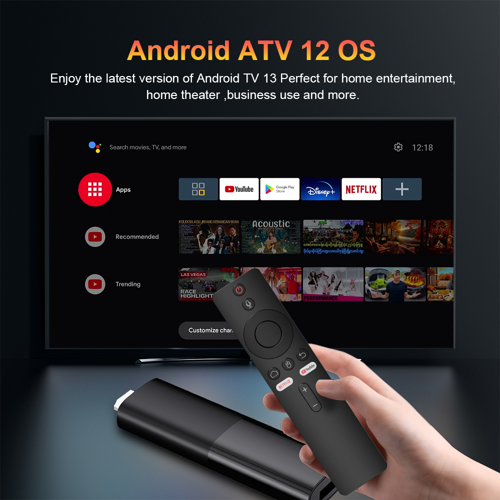 Velec Android 12 Smart Stick 8 - Home Cinema Youtube recension och pris
