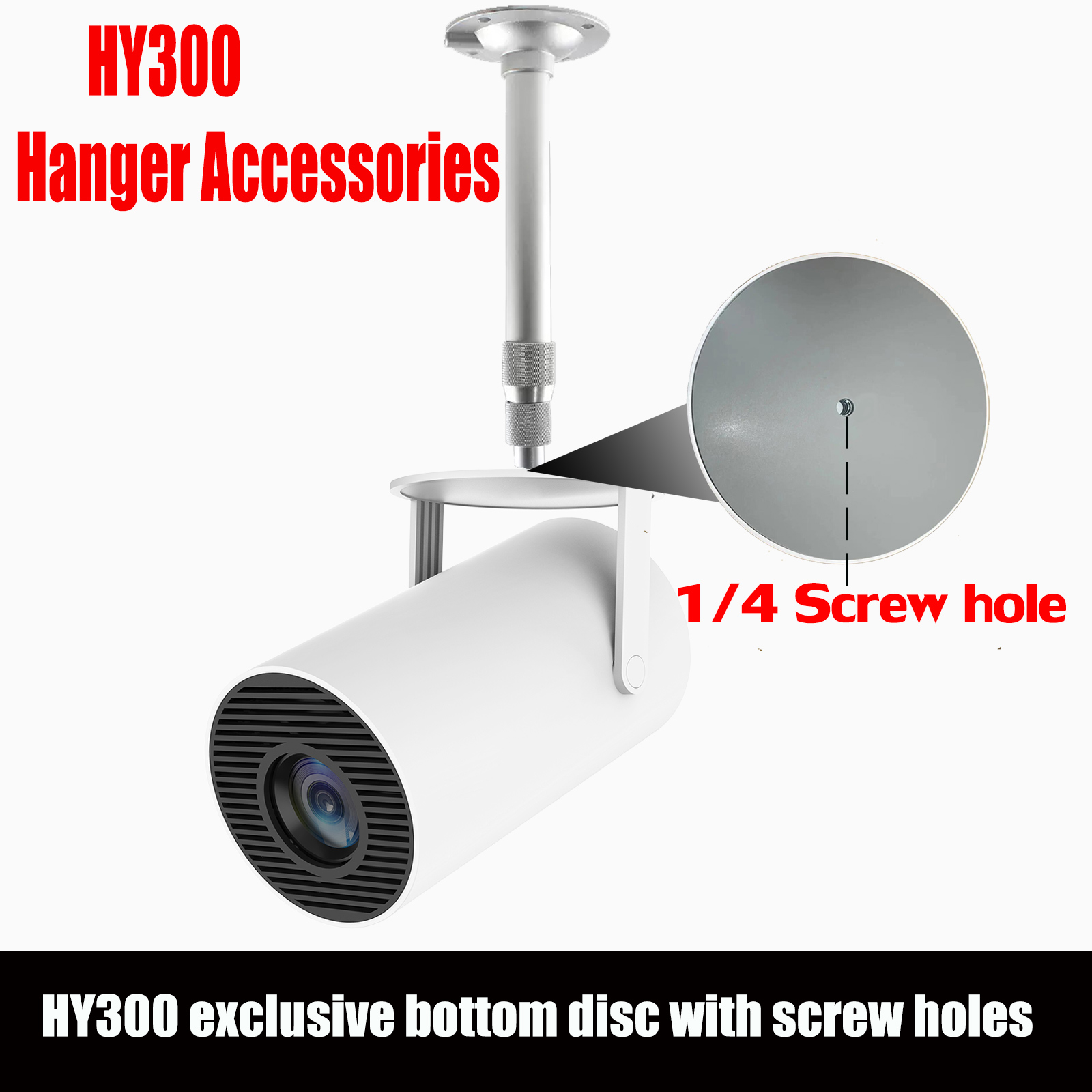 HY300 Projector Accessories Ce - Home Cinema Screen recension och pris