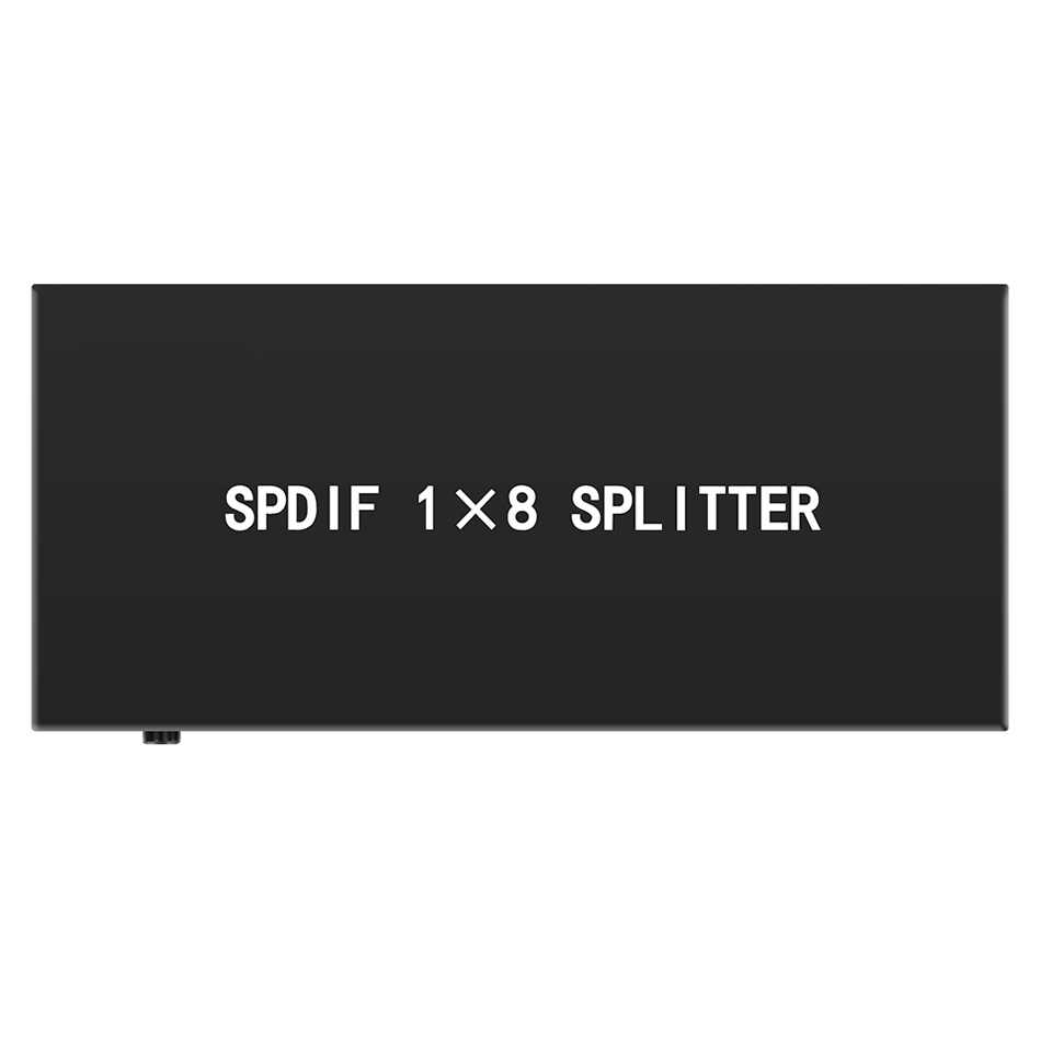 Optical Audio Splitter,1 in 8  - Home Cinema Idea recension och pris