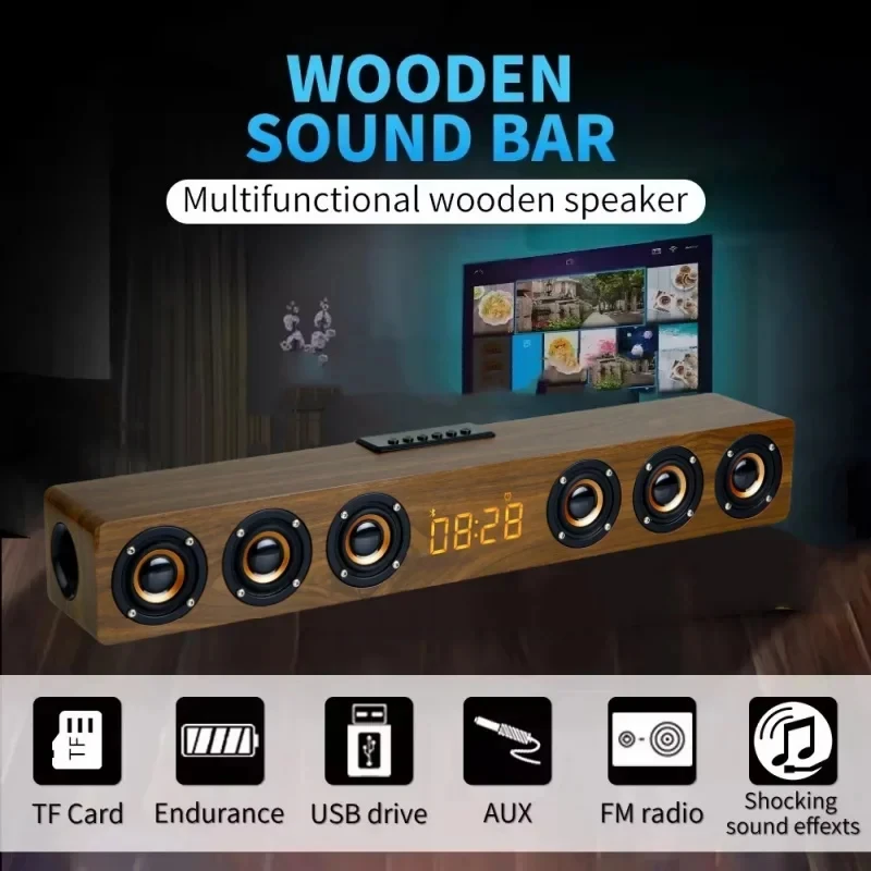 6 Speakers Wooden Bluetooth Sp - Home Cinema Lg recension och pris