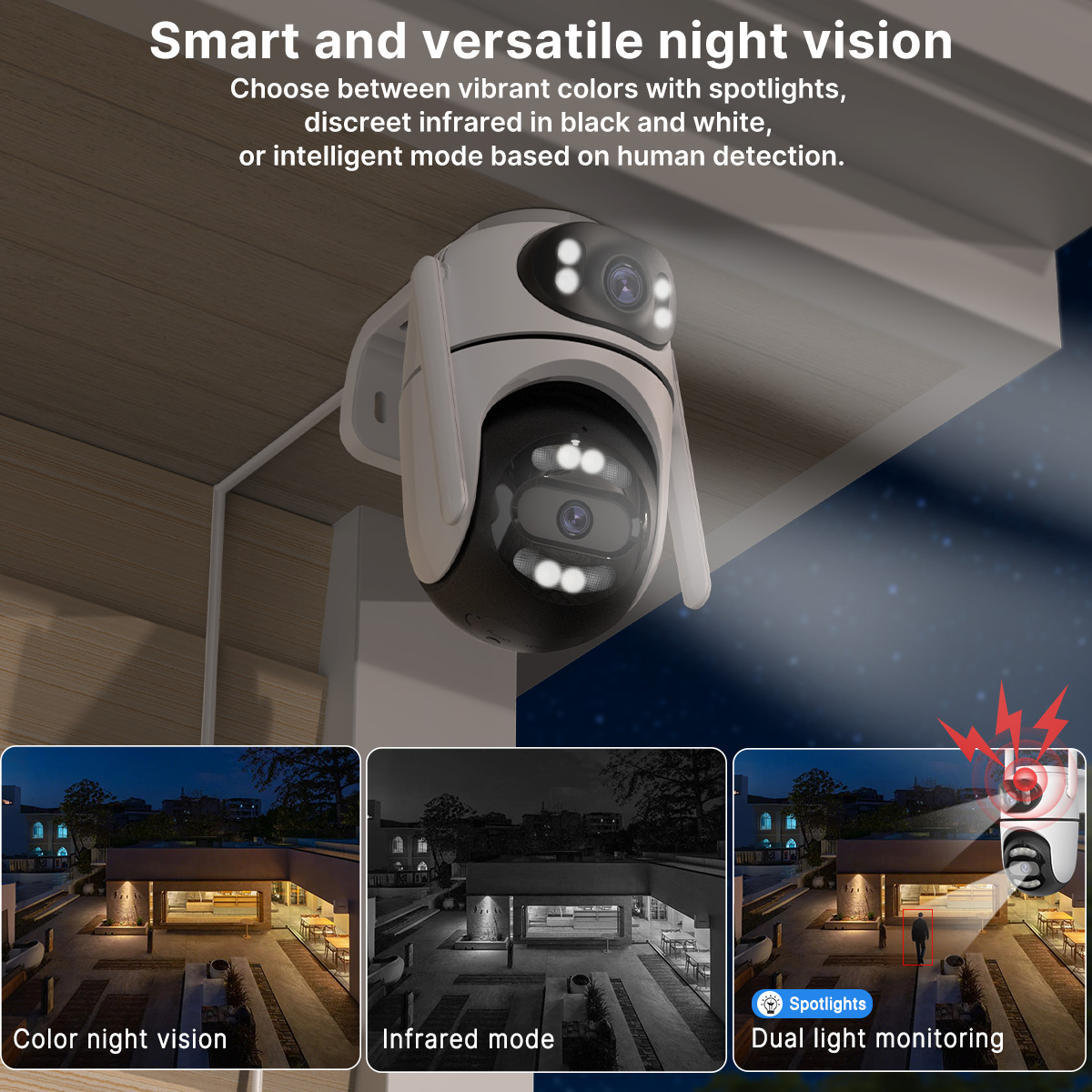 8MP 4K HD Wifi PTZ Camera ICse - Home Cinema Screen recension och pris