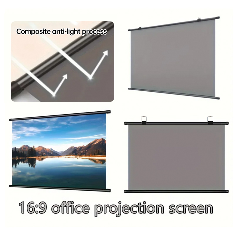 150 Inch 16:9 Anti-Light Proje - Home Cinema Screen recension och pris