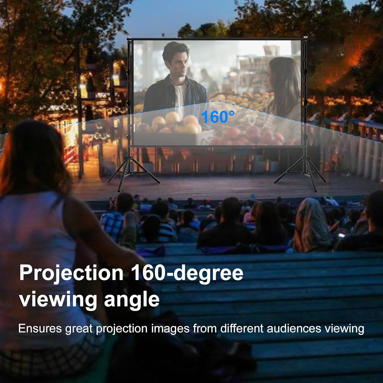 VEIDADZ Projection Screen With - Home Cinema Screen recension och pris